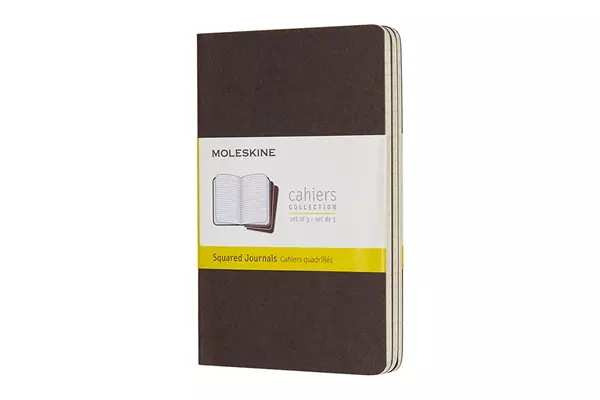 Een Moleskine Cahier Squared Notebook Pocket Coffee Brown koop je bij Moleskine.nl